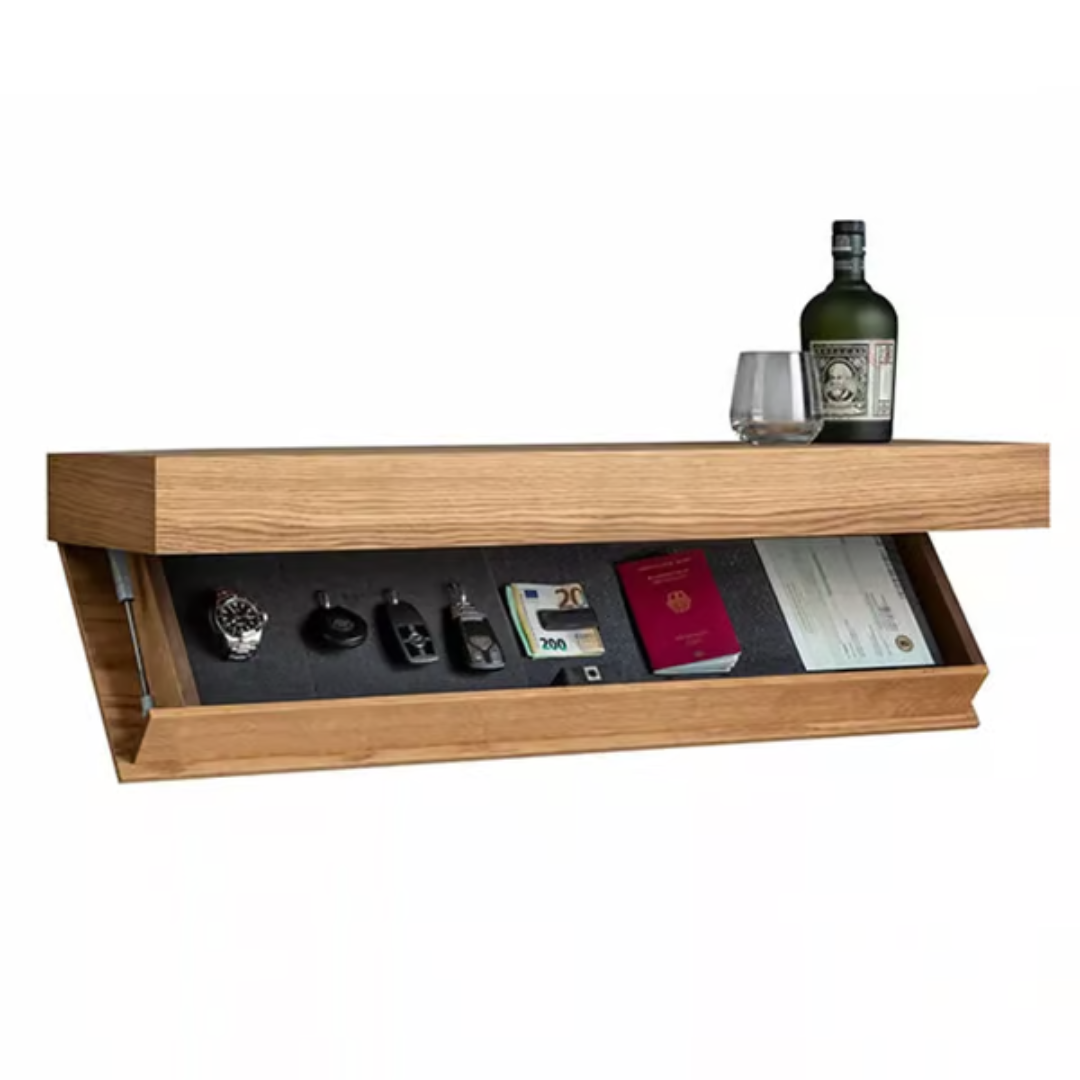 VaultShelf™ | Stilren Designerhylla med Hemligt Fack