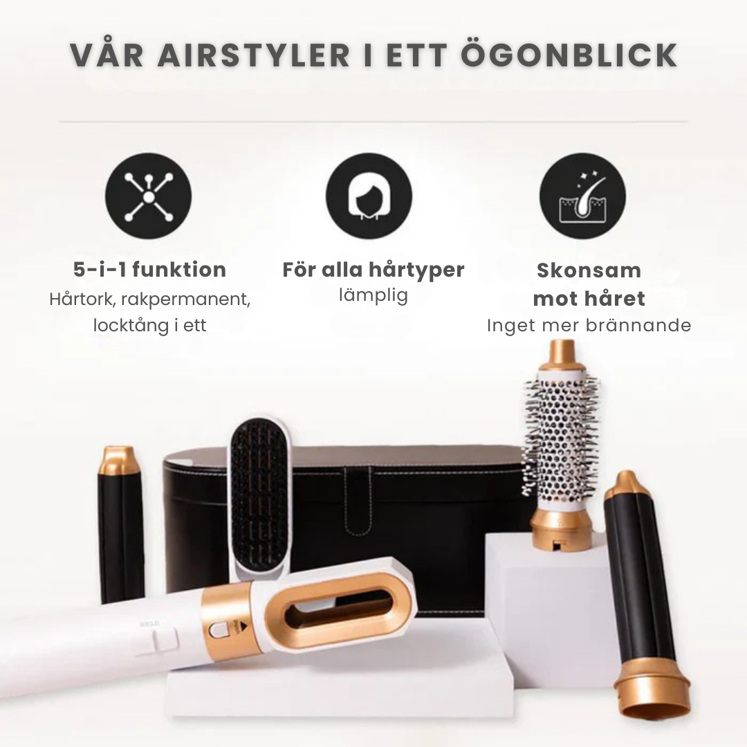 AirStylePro™ | Din kompletta 5-i-1 professionella hårstyler