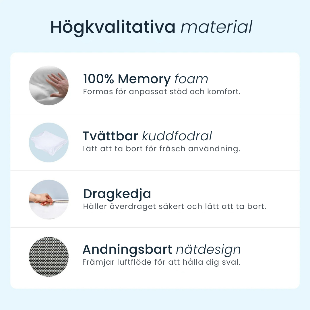 SereneSleep™ | Ortopedisk stödkudde