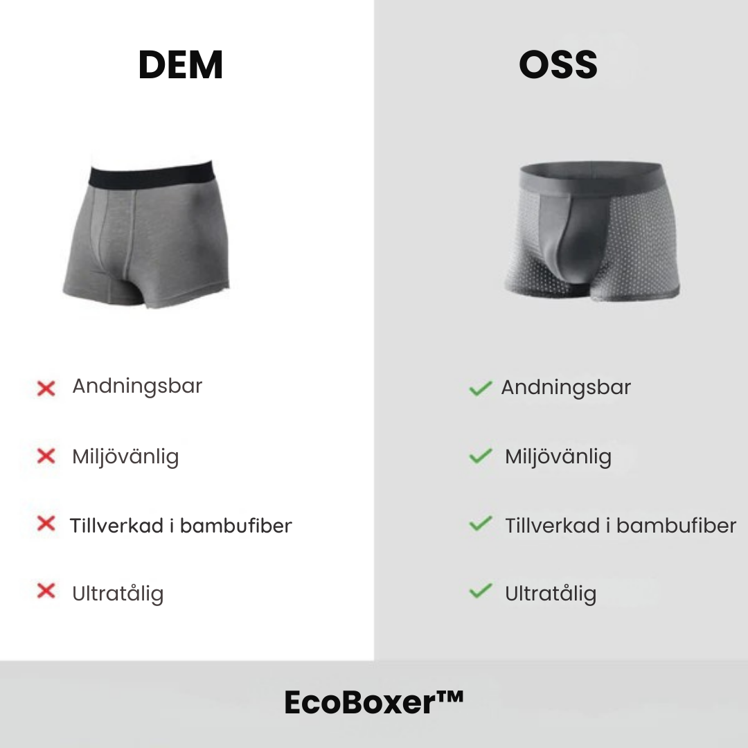 EcoBoxer™ | Ultramjuka bambukalsonger för vardagskomfort
