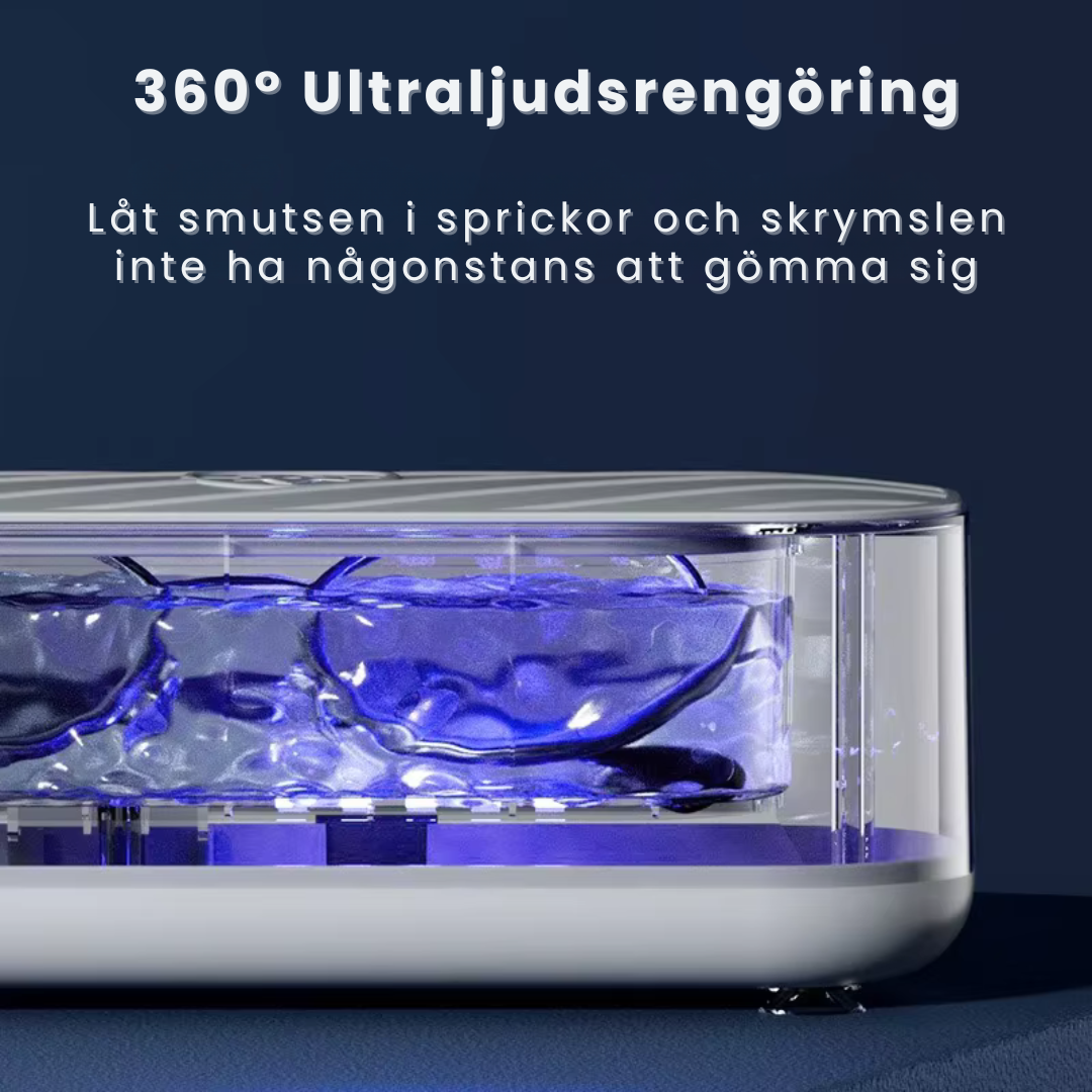OptiClean™ | Multifunktionell ultraljudsrengöringsenhet