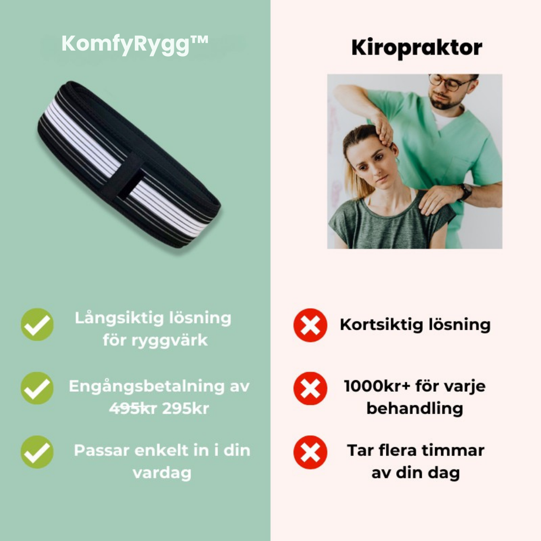 KomfyRygg™ | Avancerat ryggstöd
