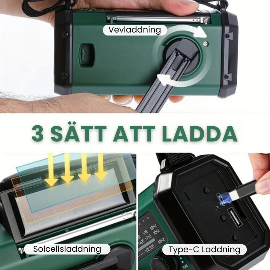 LifeLine™ | 10.000mAh Nödradio