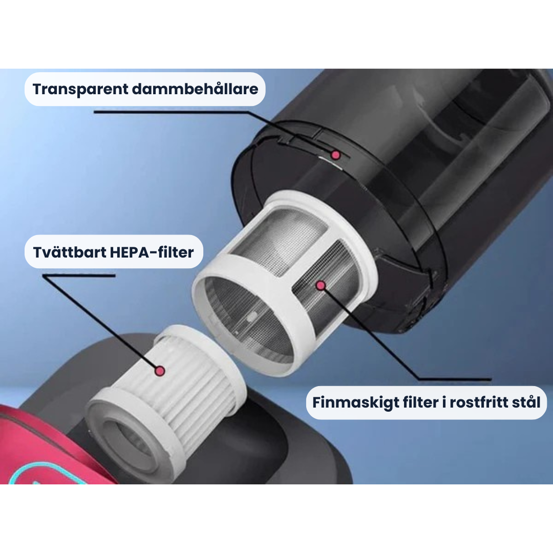 SleepPure™ | Handhållen UV-dammsugare för renare sömn