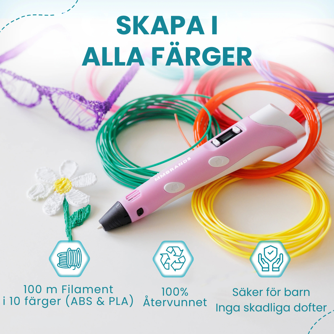 3DMaster™ - Startpaket för Kreativ 3D-Ritning