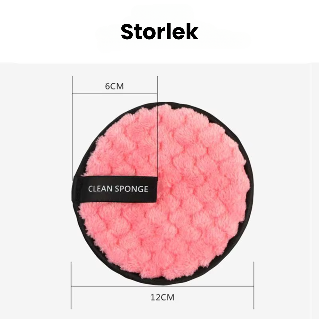 EcoBeauty™ | Mjuka Mikrofiber Sminkpads – Miljövänliga och Återanvändbara (15 stycken/förpackning)