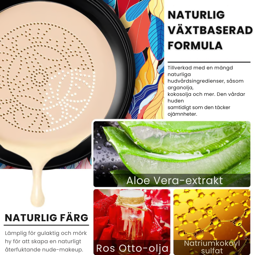 GlowCush™ | Mushroom Head CC Cushion – Hydrating & Concealing