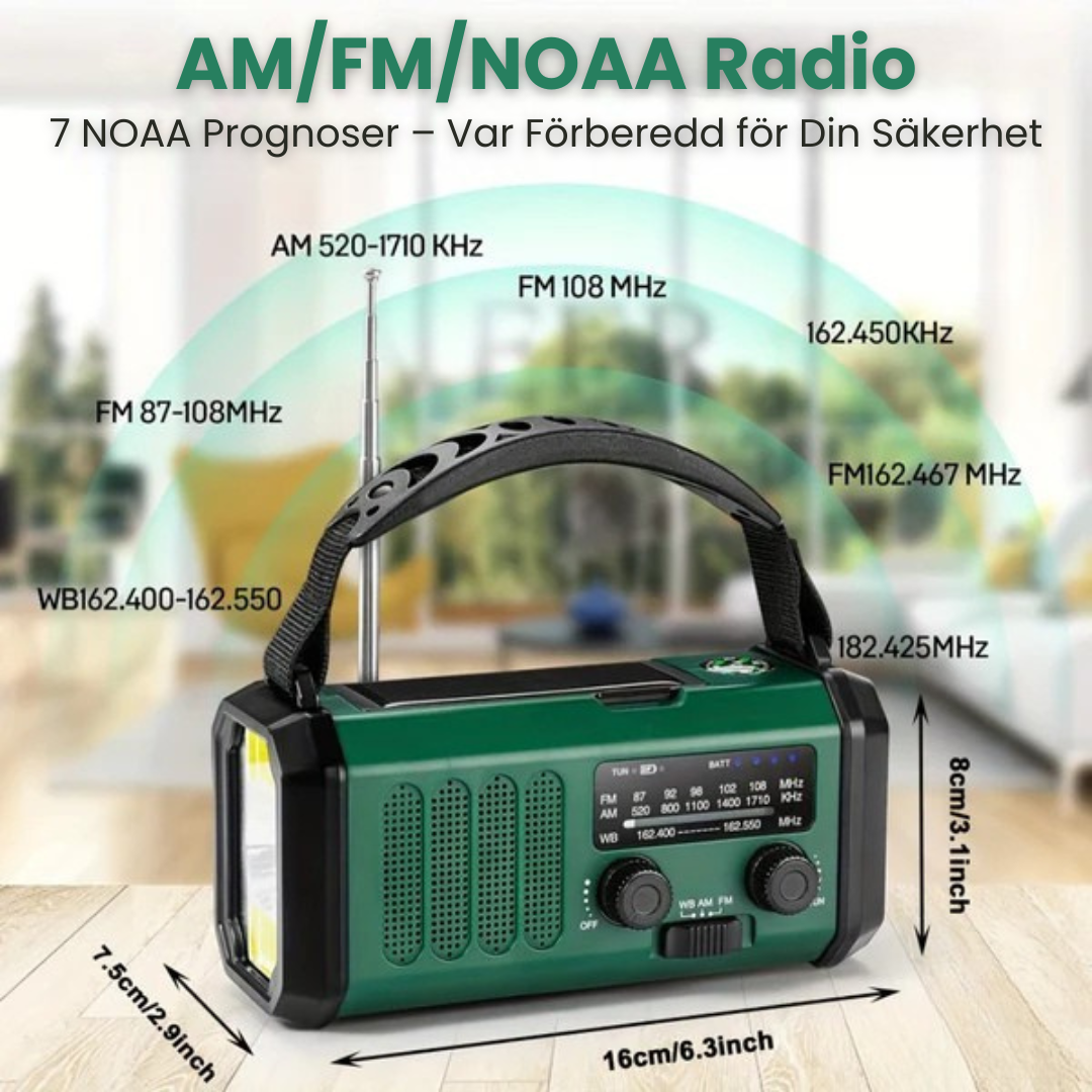 LifeLine™ | 10.000mAh Nödradio