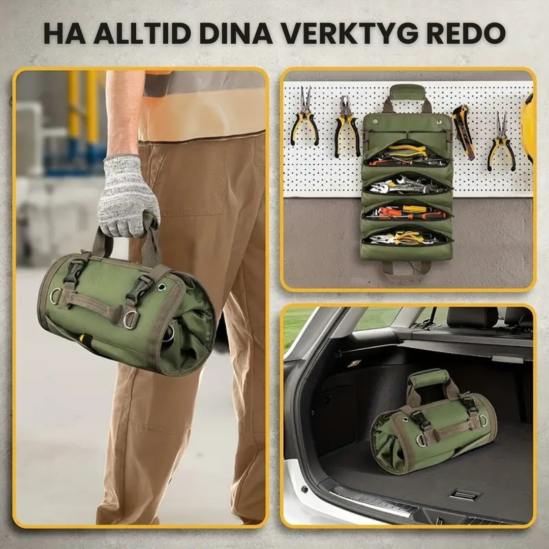 ToolWrap™ | Hållbar Verktygsrulle För Förvaring