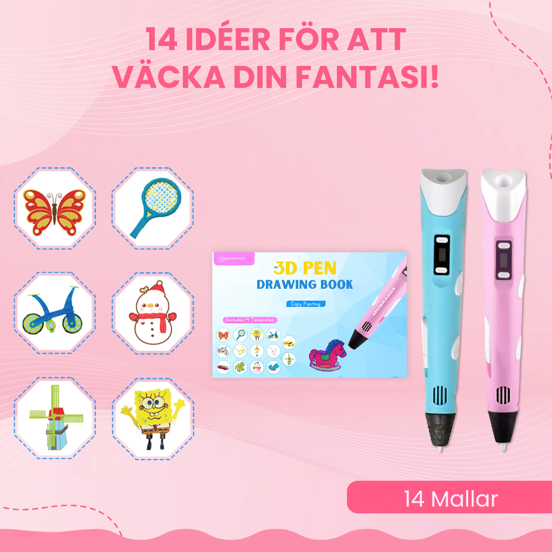 3DMaster™ - Startpaket för Kreativ 3D-Ritning