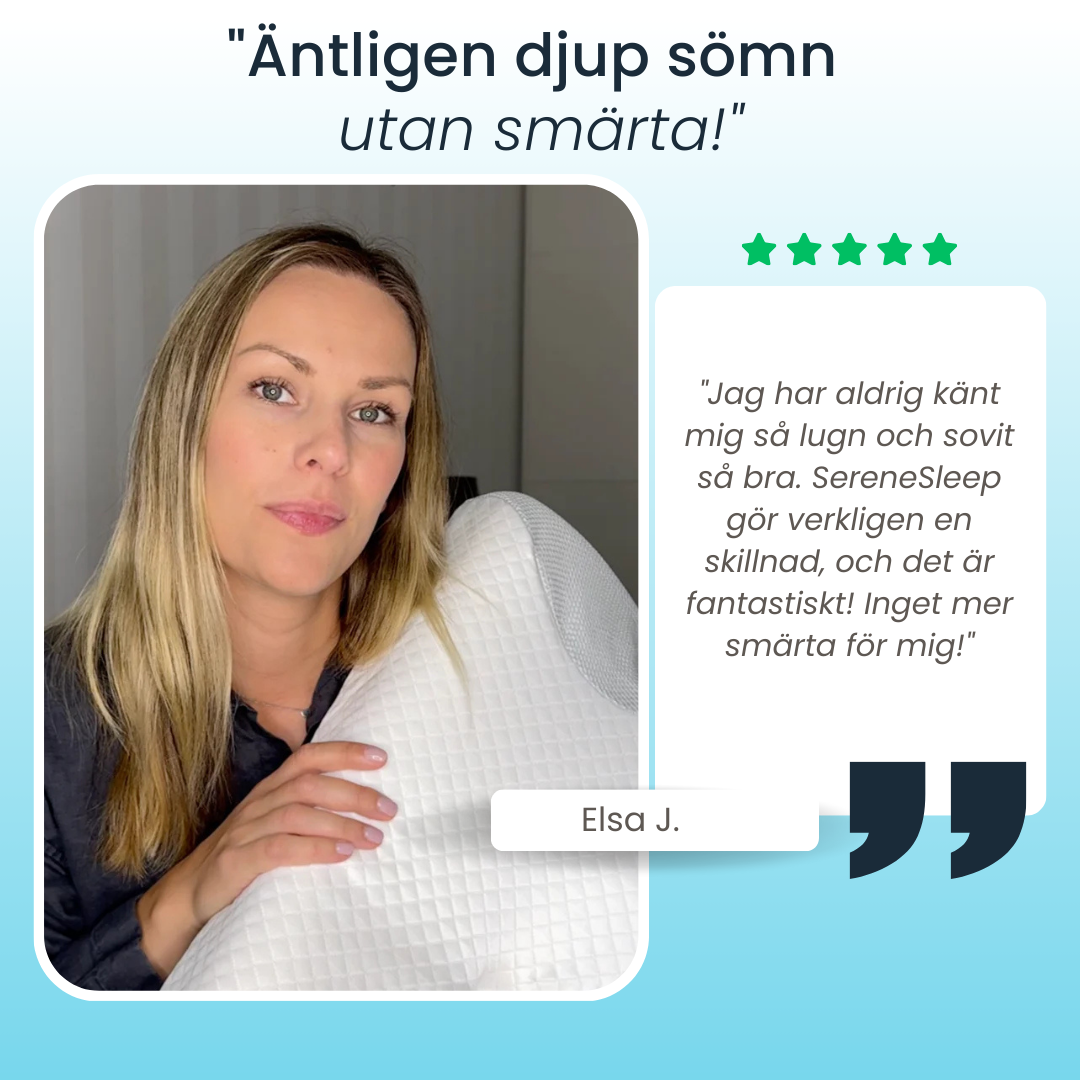 SereneSleep™ | Ortopedisk stödkudde
