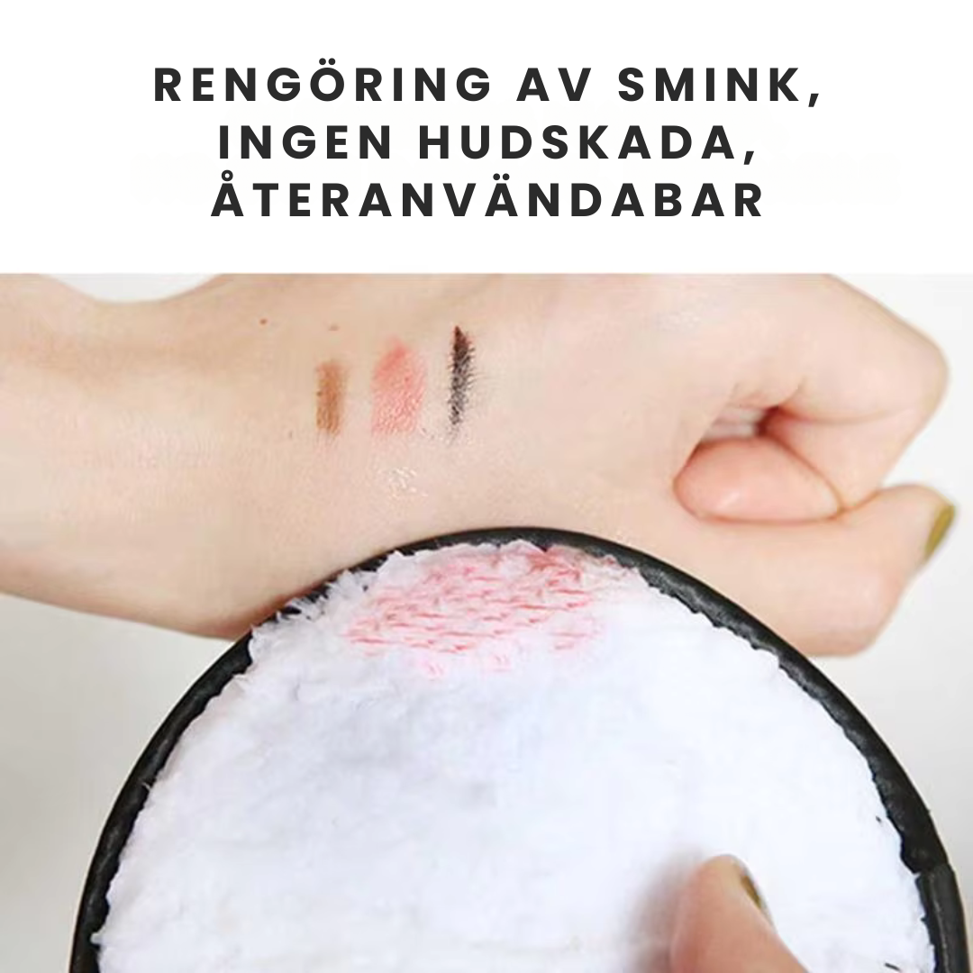 EcoBeauty™ | Mjuka Mikrofiber Sminkpads – Miljövänliga och Återanvändbara (15 stycken/förpackning)
