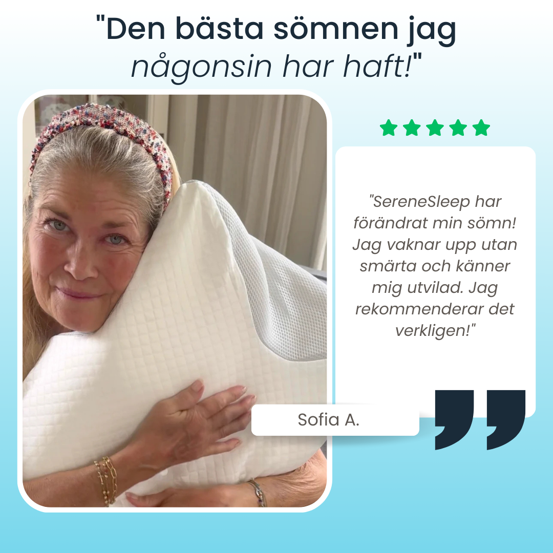 SereneSleep™ | Ortopedisk stödkudde
