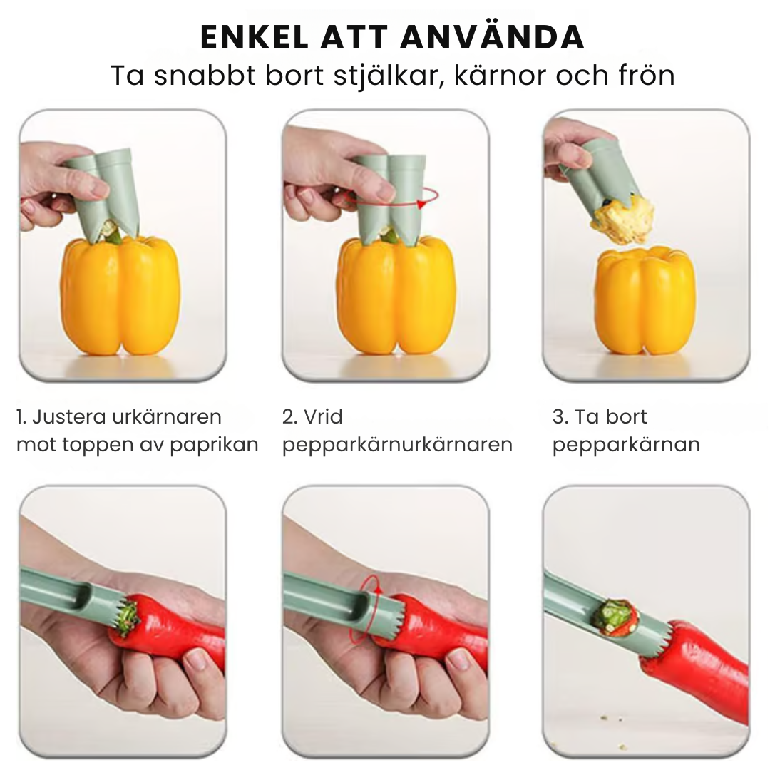 CoreAway™ | Pepparkärnurkärnare