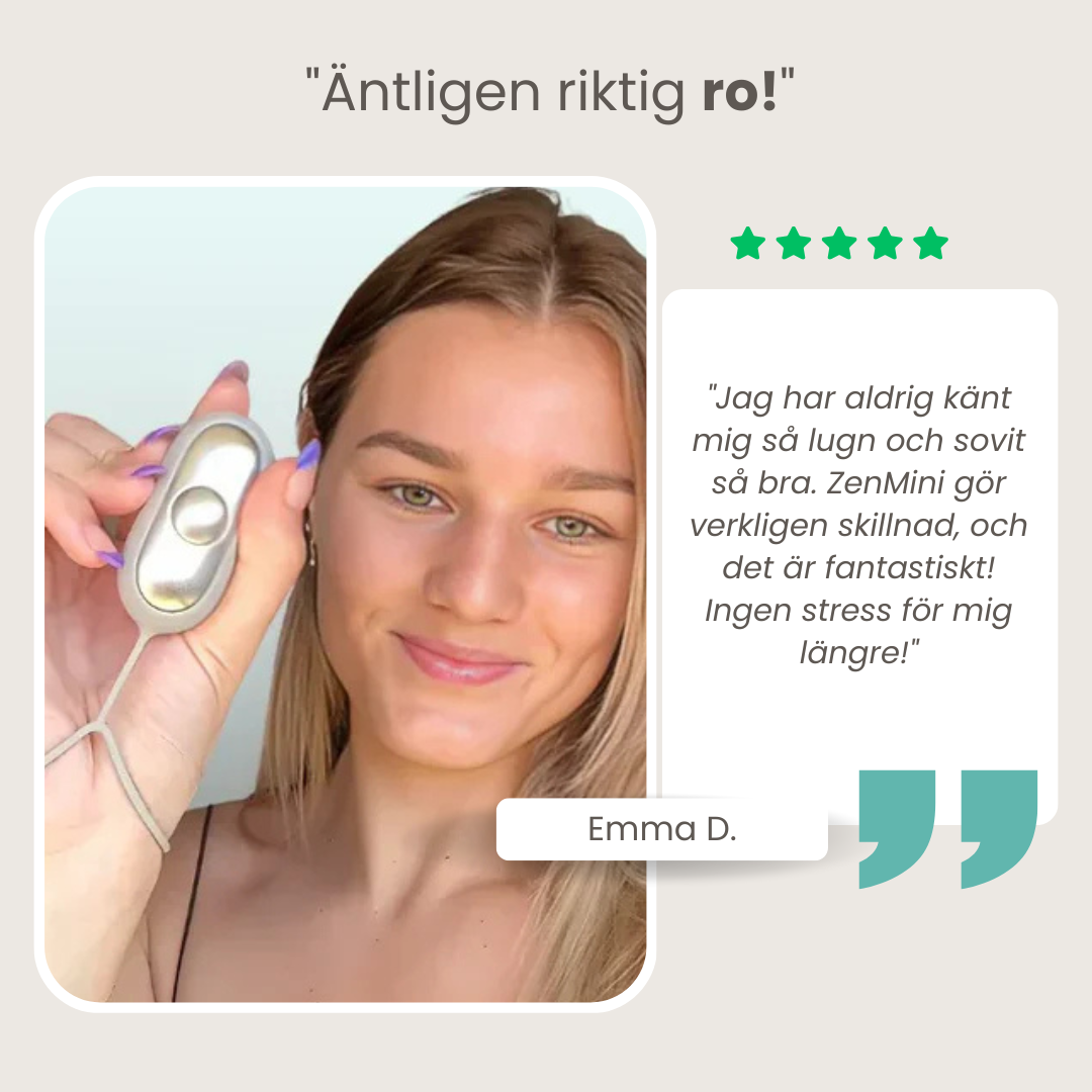 ZenMini - Handhållen lösning för stress, ångest och sömnproblem