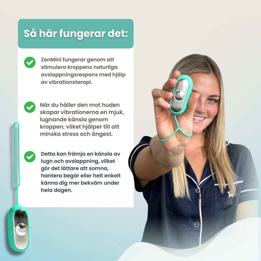 ZenMini - Handhållen lösning för stress, ångest och sömnproblem