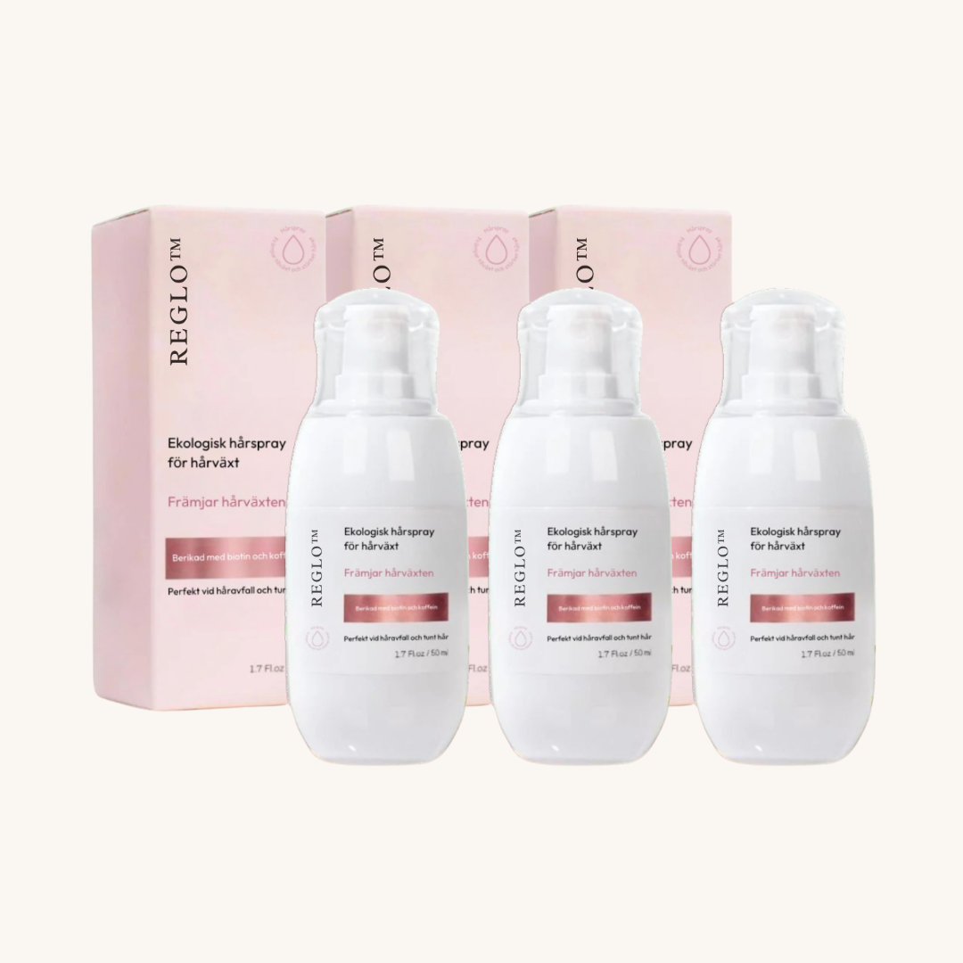 ReGlo™ | Återställer 90 % av förlorat hår på bara 7 dagar!