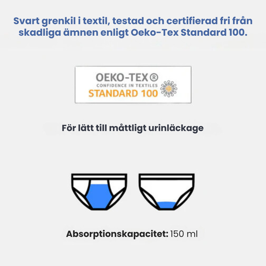 AbsorbX™ - 150ML Superabsorberande Boxershorts | 1+1 Gratis
