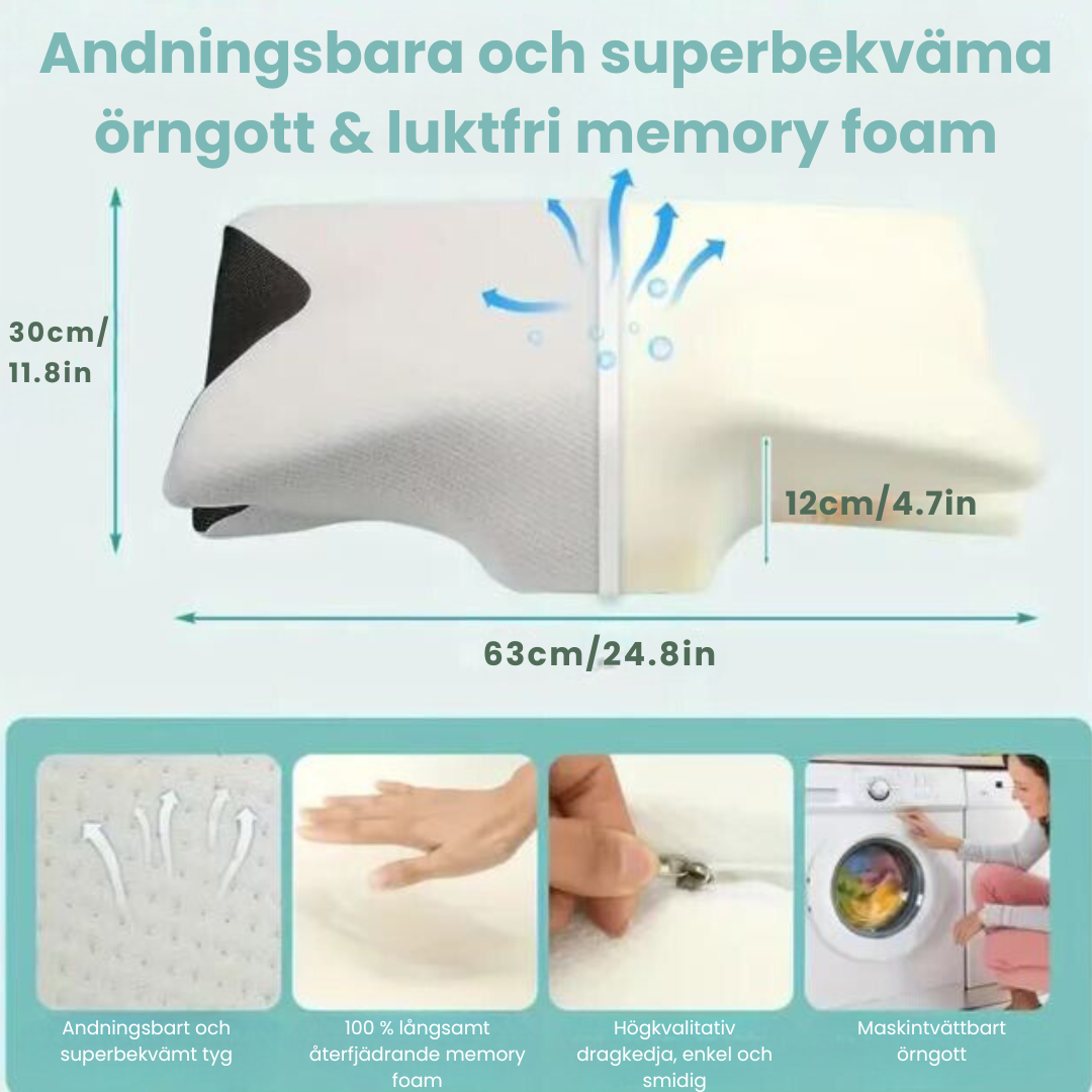 SereneSleep™ | Ortopedisk stödkudde