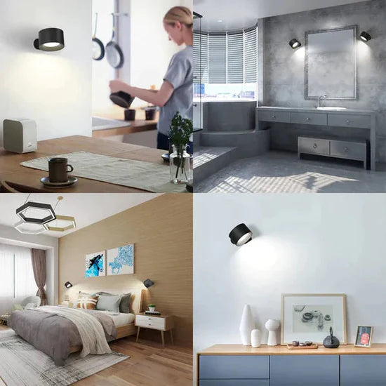 GlowWall™ | Trådlös Uppladdningsbar LED Vägglampa