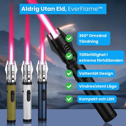 EverFlame™ | Vind - och Vattentät Tändare för Camping och Äventyr