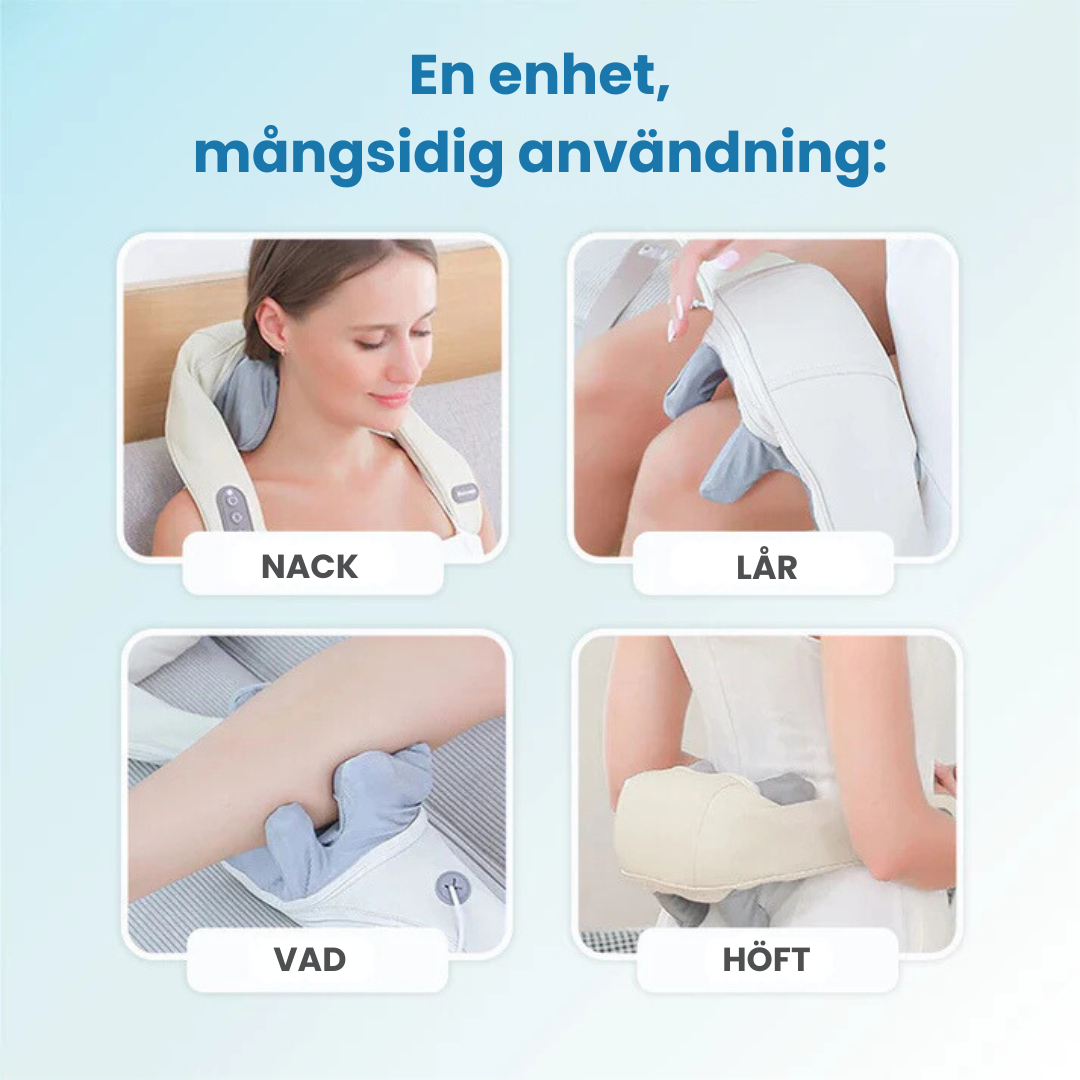 BodyEase™ MassagePro | Snabb lindring av nack- och axelsmärta